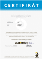 Certifikat Jablotron 2021